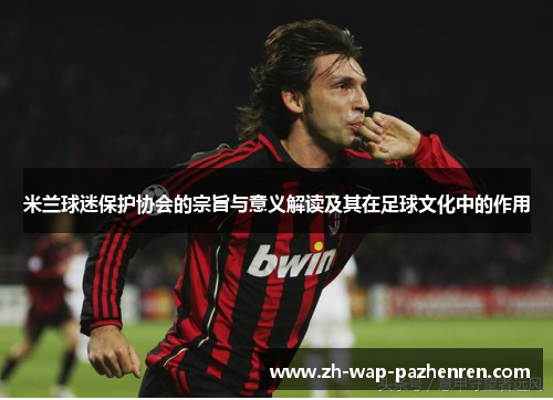 米兰球迷保护协会的宗旨与意义解读及其在足球文化中的作用