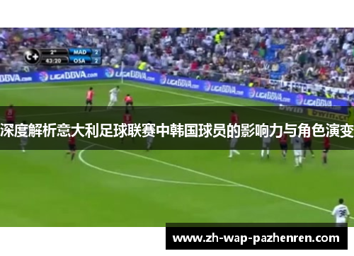 深度解析意大利足球联赛中韩国球员的影响力与角色演变